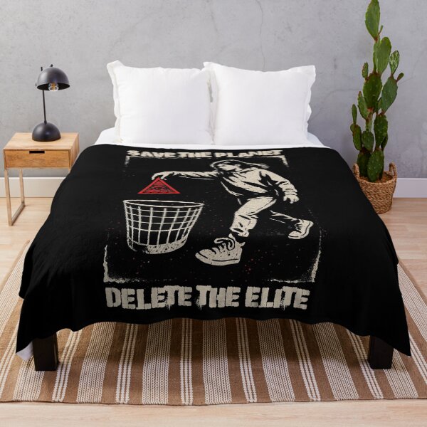 Item preview, Save the Planet Delete the Elite Political Street Art designed and sold by Victor Shadehorn.