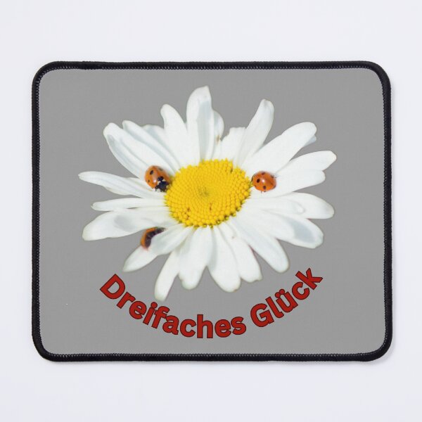 Item preview, Triple happiness – ladybugs on daisies | Nature & Joy of Life designed and sold by Katja LebenFreude.