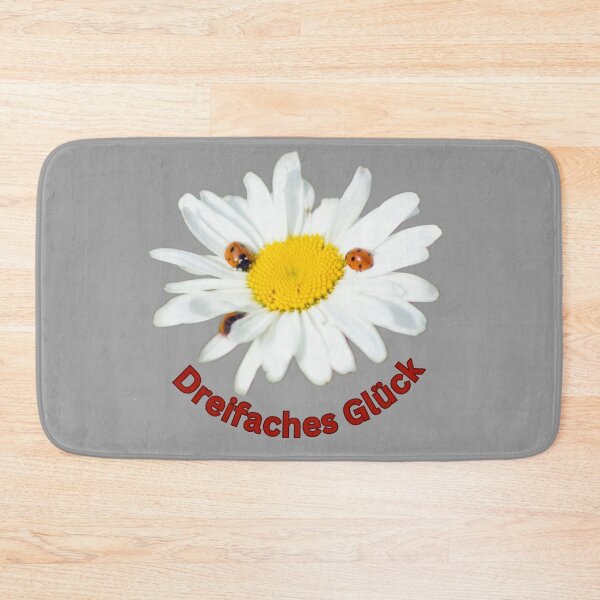 Item preview, Triple happiness – ladybugs on daisies | Nature & Joy of Life designed and sold by Katja LebenFreude.