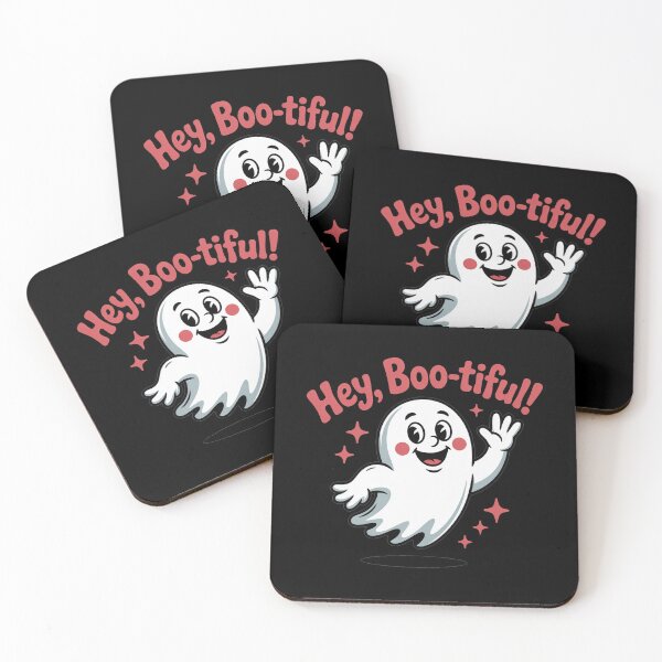 Item preview, Hey Boo-tiful Cute Ghost Design designed and sold by MonkiFlipp.