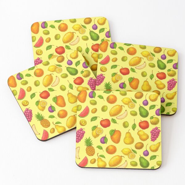Item preview, Tropical Fruit Pattern – Colorful Summer Illustration designed and sold by CleanQuotes.
