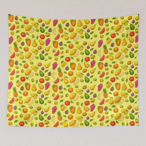 Item preview, Tropical Fruit Pattern – Colorful Summer Illustration designed and sold by CleanQuotes.