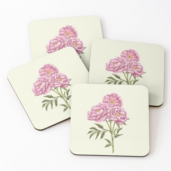Item preview, Peony Flower Botanical Print - Pink Garden Art designed and sold by Fiurdelin.