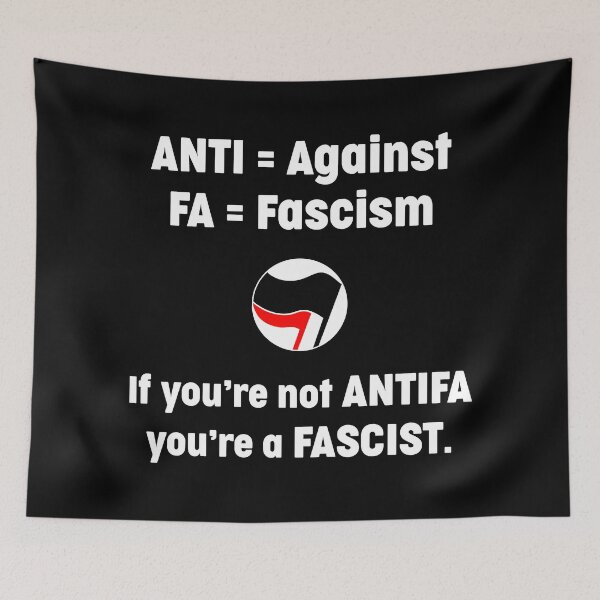 Item preview, If you're not Antifa, you're fascist designed and sold by notoriousitees.