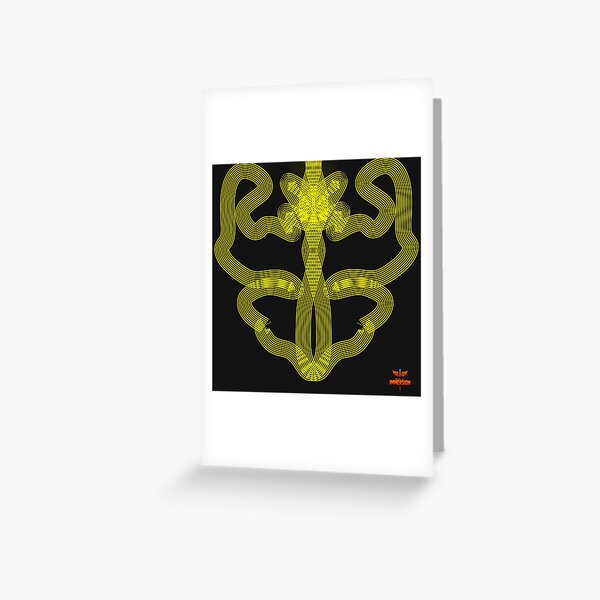 The Warren-Crest Yellow Insignia Caste Vlll — The Engineers of Bone Greeting Card
