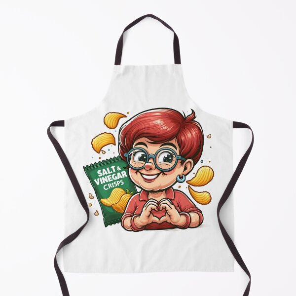 Item preview, Salt & Vinegar Crisp Lover - Quirky Cartoon Art for Snack Fans. designed and sold by The-T-In-Retro.