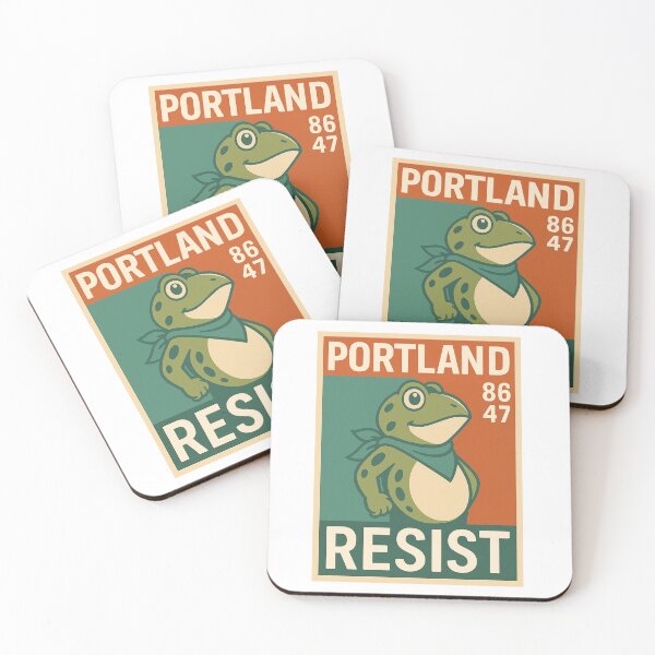 Item preview, Resist Portland Frog designed and sold by Metro Bionic.