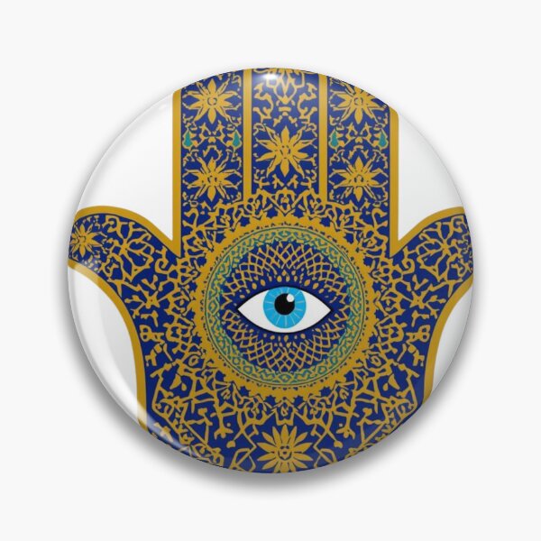Item preview, Hamsa Hand with Evil Eye – Moroccan Protection Symbol Art designed and sold by ZYNORAworld.