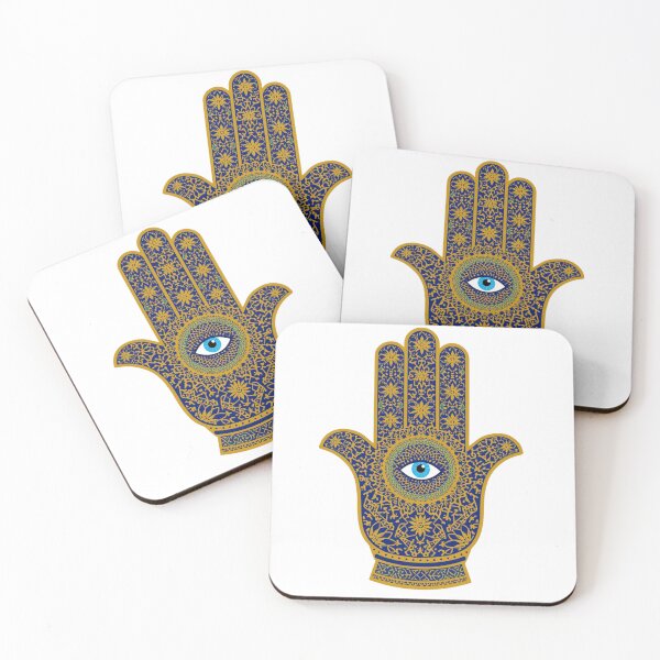 Item preview, Hamsa Hand with Evil Eye – Moroccan Protection Symbol Art designed and sold by ZYNORAworld.