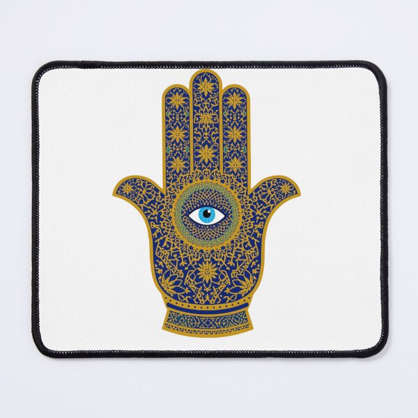 Item preview, Hamsa Hand with Evil Eye – Moroccan Protection Symbol Art designed and sold by ZYNORAworld.