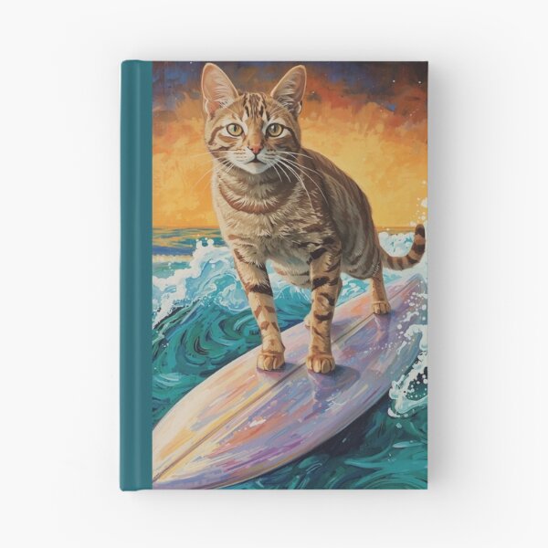 Item preview, Surfing Tabby Cat designed and sold by Pinkgnomie.