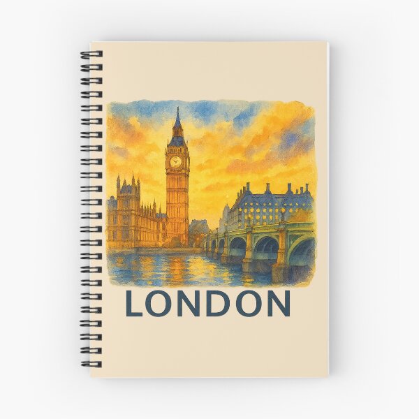 Item preview, London Big Ben Watercolor Poster designed and sold by Bratak.