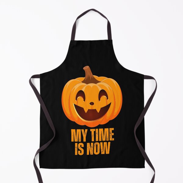 Item preview, “My Time Is Now – Funny Halloween Pumpkin Design” designed and sold by Karim-Karem.