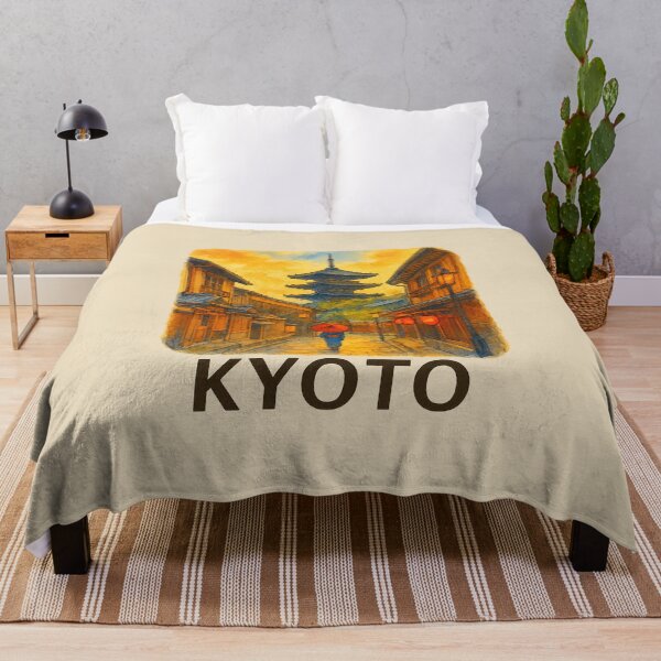 Item preview, Kyoto Gion District Watercolor Poster designed and sold by Bratak.