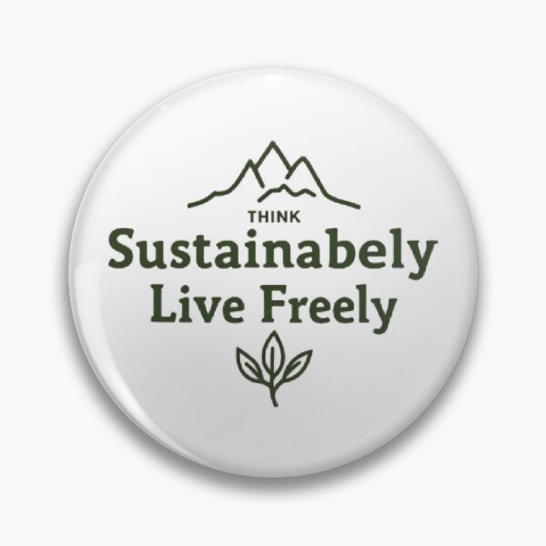 Item preview, Think Sustainably – Live Freely | Eco-Inspired German T-Shirt designed and sold by Artaprintly.