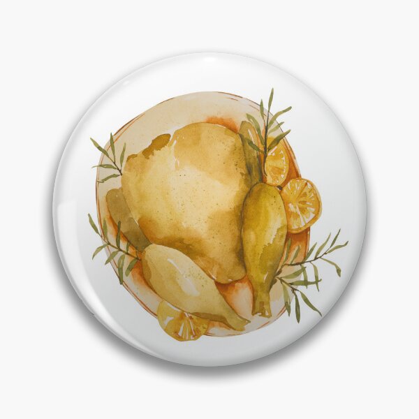 Item preview, Happy Thanksgiving Roasted Turkey Dinner Watercolor Sticker designed and sold by TheRosyCanvas.
