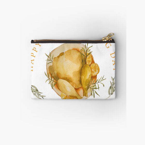 Item preview, Happy Thanksgiving Roasted Turkey Dinner Watercolor Sticker designed and sold by TheRosyCanvas.