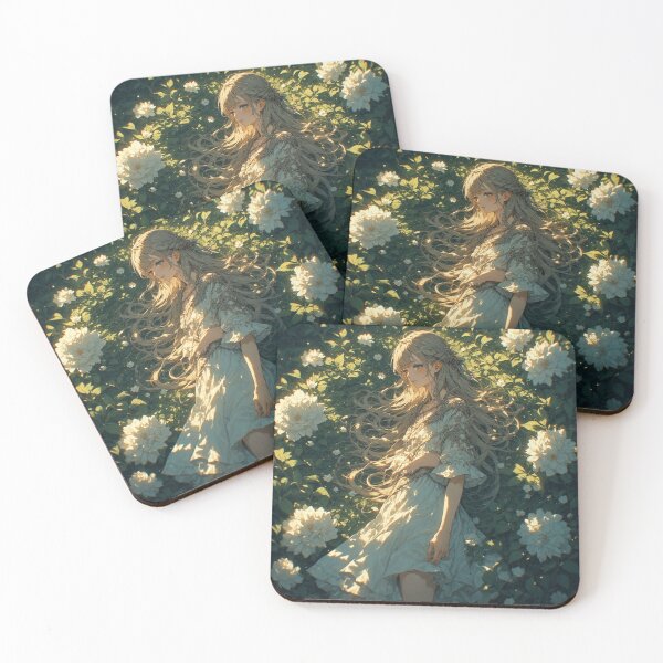 Item preview, Ethereal Anime Girl Floral Aesthetic | Soft Glow iPhone 17 Case designed and sold by AIARCZ.