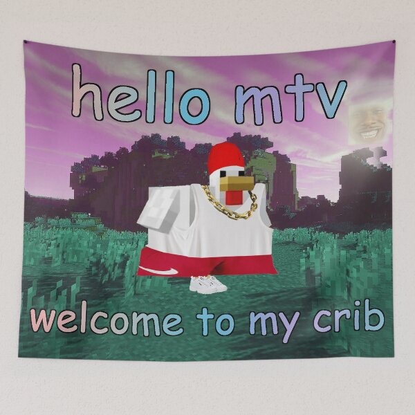 Item preview, Minecraft Welcome to my Crib designed and sold by annarshaffer.