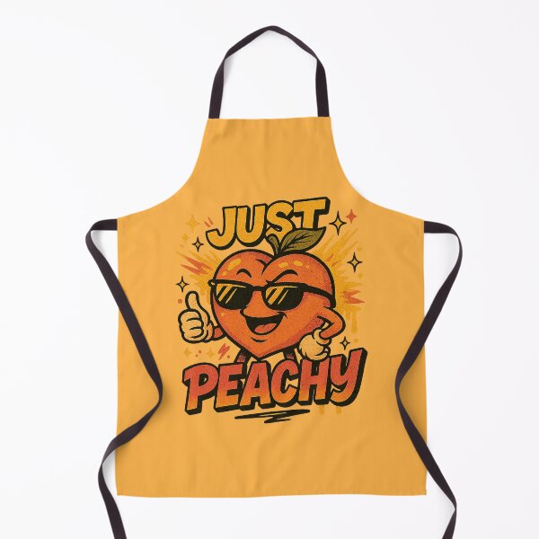 Item preview, Just Peachy – Cool Cartoon Peach Graffiti Design designed and sold by LUWAKKA.