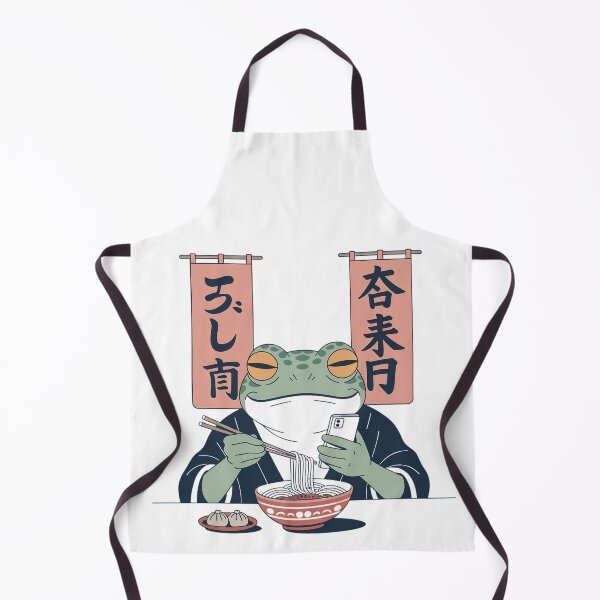 Item preview, Smartphone is soul Noodles are life Funny Frog - Japanese Ukiyo-e Aesthetic Toad designed and sold by Jaanussar.