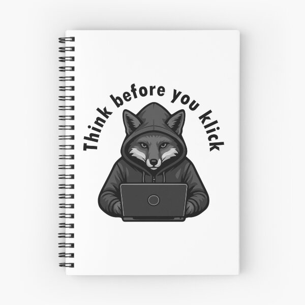 Item preview, Think before you click - Cyber Security designed and sold by HandicraftArt.