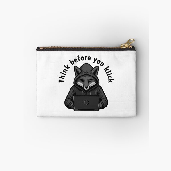 Item preview, Think before you click - Cyber Security designed and sold by HandicraftArt.