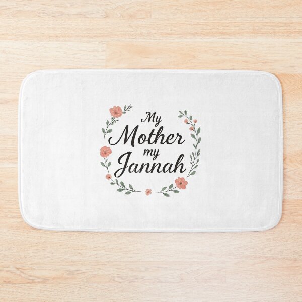 Item preview, My Mother My Jannah – Muslim Gift Quote designed and sold by Juwwab.