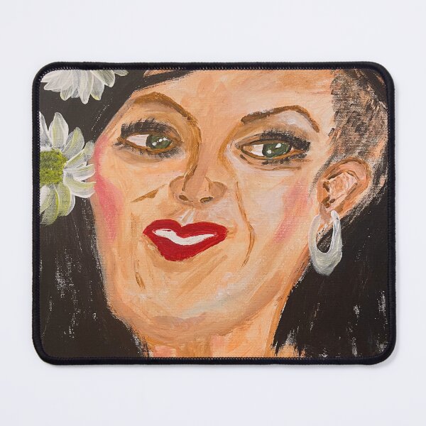 Artikelvorschau, Smiling Woman with Daisies – “Confidence in Bloom” entworfen und verkauft von FNart1322.