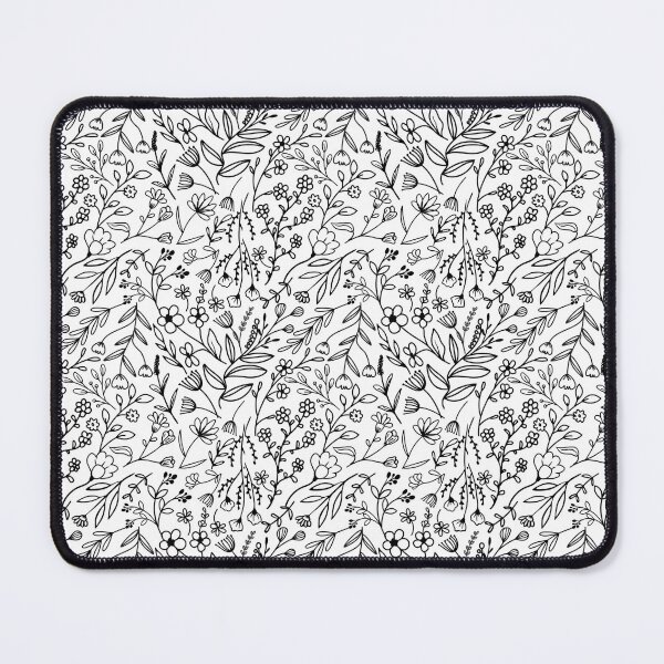 Item preview, Flowers Black & White Meadow Floral designed and sold by Magnuna.