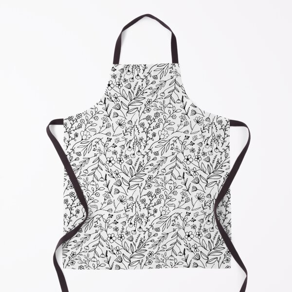 Item preview, Flowers Black & White Meadow Floral designed and sold by Magnuna.