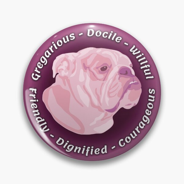 Item preview, Pink Beloved English Bulldog Personality designed and sold by DuFauna.