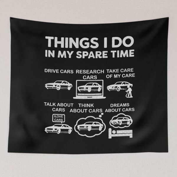 Item preview, Things I Do in My Spare Time Funny Car Guy, Car Lover Gift, Birthday Gift for Husband designed and sold by FreshVibe Prints.