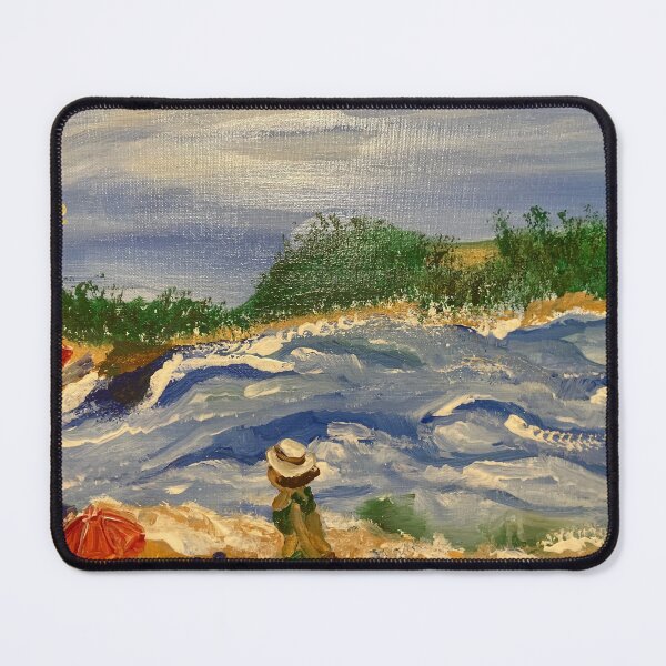 Artikelvorschau, Beach Scene – “Sea Breeze and Daisy Sky” entworfen und verkauft von FNart1322.