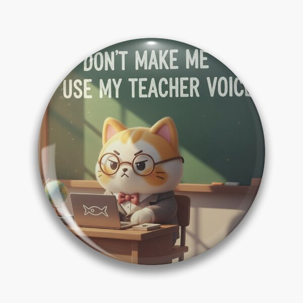 Item preview, Don't make me use my 'teacher voice'! designed and sold by Gatosa.
