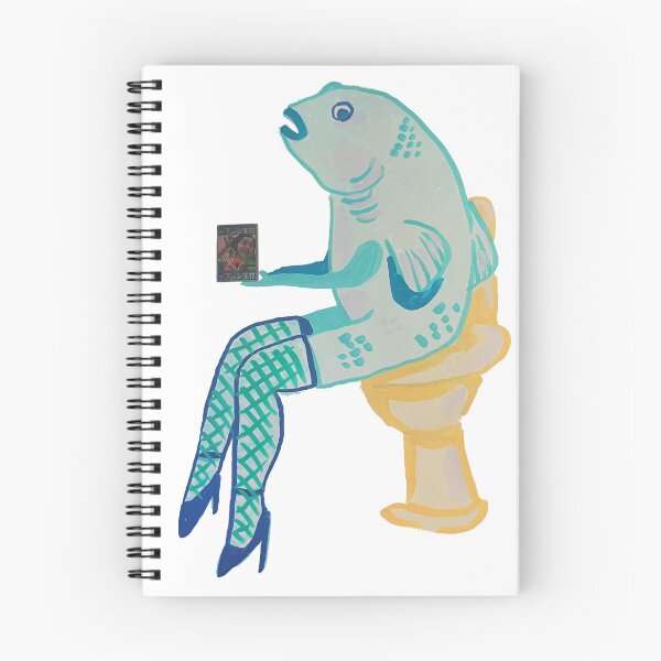 Item preview, FISH ON A TOILET designed and sold by ProgressOfLamb.