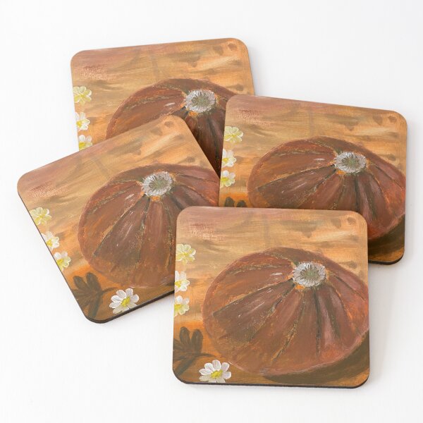 Item preview, Pumpkin with Daisies – “Autumn Whispers” designed and sold by FNart1322.