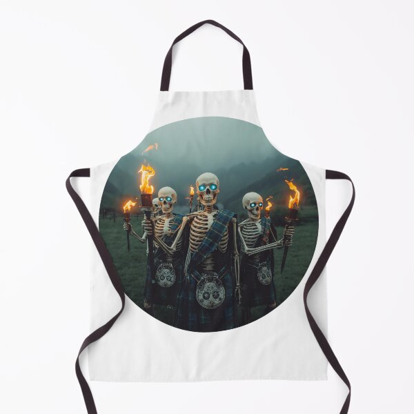 Item preview, Highland Skeleton Army - Scottish Halloween Tartan Warriors designed and sold by Loom on the Loch.