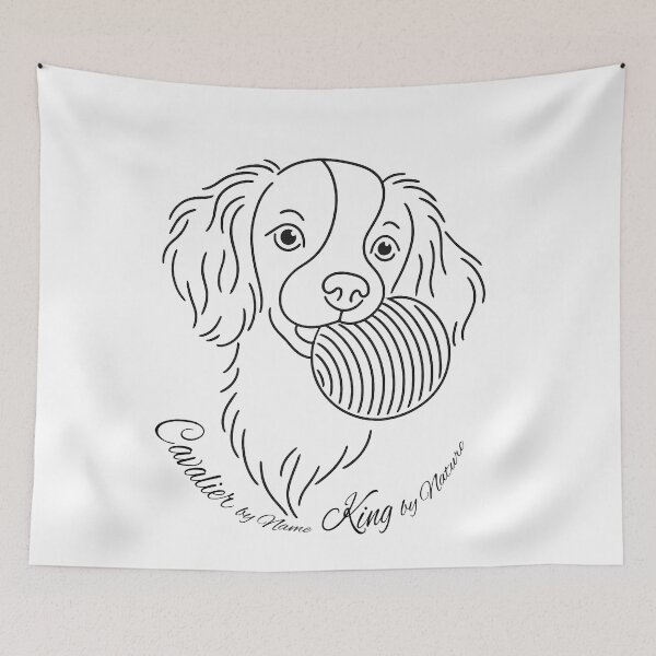 Item preview, Cavalier by Name, King by Nature designed and sold by HeartDrawnPets.