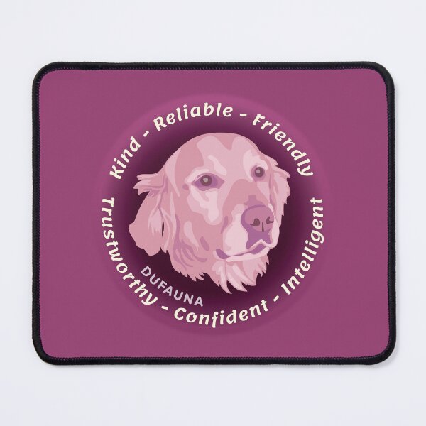 Item preview, Pink Beloved Golden Retriever Personality designed and sold by DuFauna.