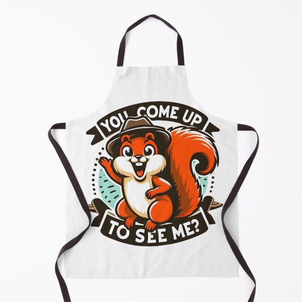 Item preview, Cute Squirrel Illustration with Fun Text for Animal Lovers. designed and sold by The-T-In-Retro.