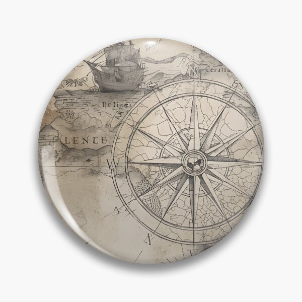 Item preview, Adventure Treasure Map – Nautical Explorer Art designed and sold by WildPawPrint.