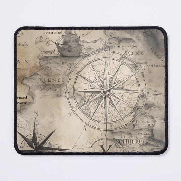 Item preview, Adventure Treasure Map – Nautical Explorer Art designed and sold by WildPawPrint.