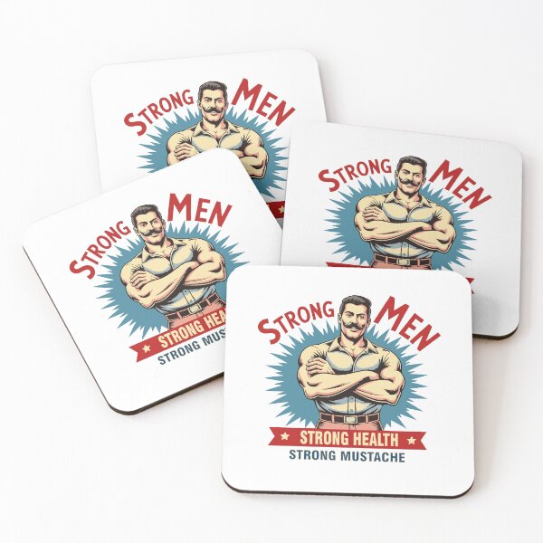 Item preview, Vintage Strongman with Mustache for Men’s Health designed and sold by AlmaMoArt.