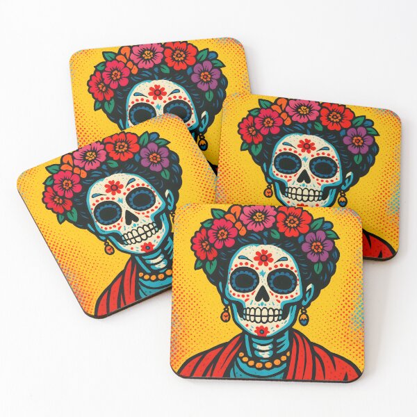Item preview, Mexican Halloween Skeleton Graphic Art designed and sold by Art Crea Nova.
