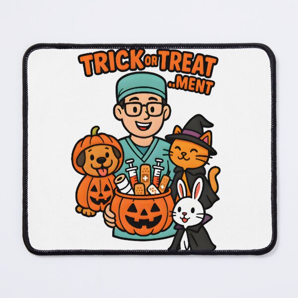 Item preview, Trick or Treatment – Vet’s Halloween Design designed and sold by Bettybee00.