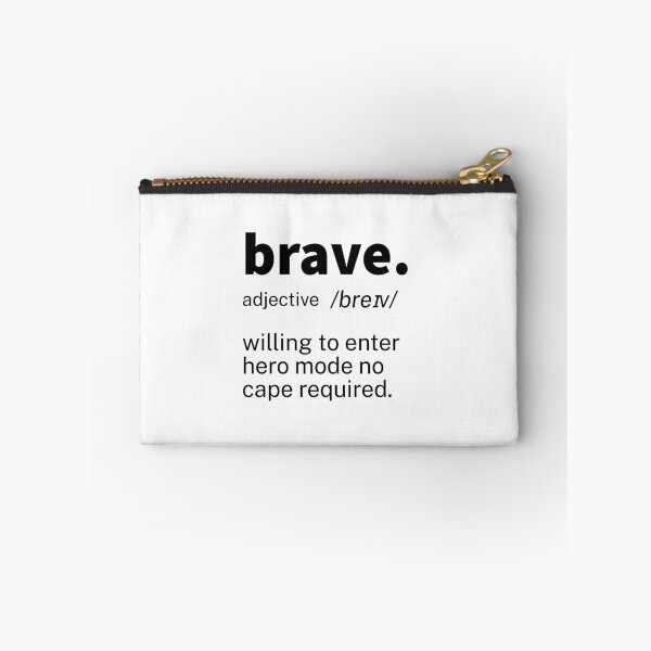 Item preview, Brave Definition Inspirational designed and sold by IronWords.