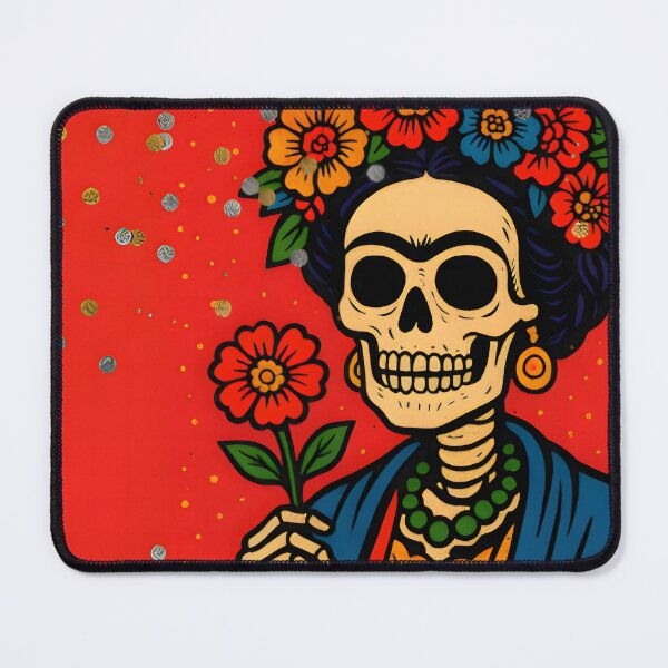 Item preview, Mexican Halloween Skeleton Graphic Art designed and sold by Art Crea Nova.