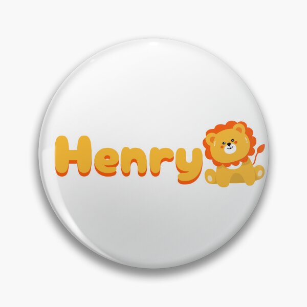 Item preview, Henry (Lion) Name Sticker designed and sold by pikes84.