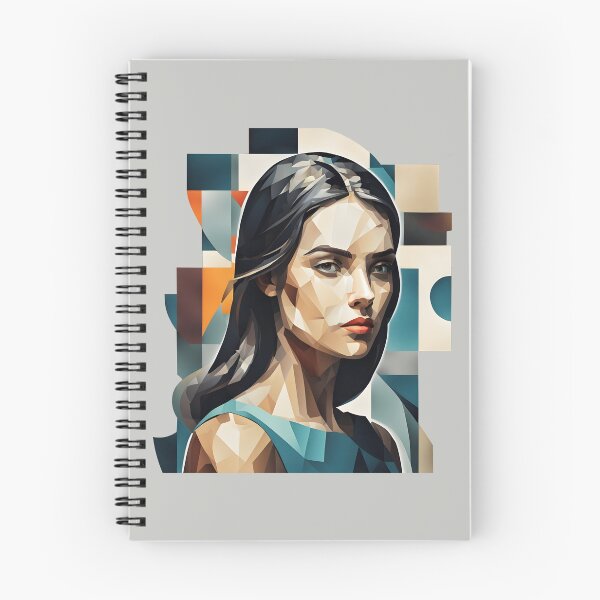 Item preview, Girl in the style of cubism designed and sold by PrintLabStudio.
